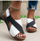Girons Comfortable and Lightweight Sandals in Black/White