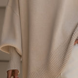 Women's Oversized Batwing-Sleeve Sweater, photo 8
