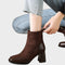 Women's Boots with Decorative Details in Brown