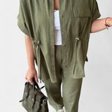 Relaxed Fit Two-Piece Linen and Cotton Set, photo 10