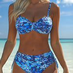 Women's Abstract Print Thin Straps Bikini, photo 10