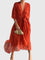Bethany Elegant Dress in Orange