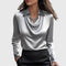 Women's Elegant Blouse – Nova in Silver