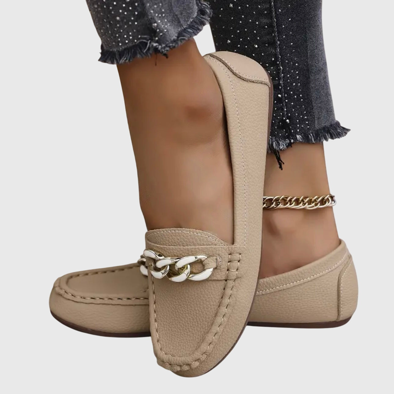 Melissa Comfort Loafers in Beige