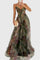 Women's Floral Maxi Dress in Green