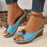 Leonie Comfort Sandals in Blue