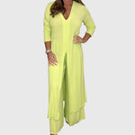 Olivia Elegant Two-Piece Set in Yellow