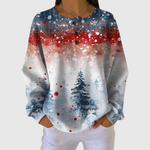 Cozy Christmas Sweater Featuring a Soft Pine Tree Design