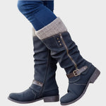 Women's Tall Boots – Gloria in Dark Blue