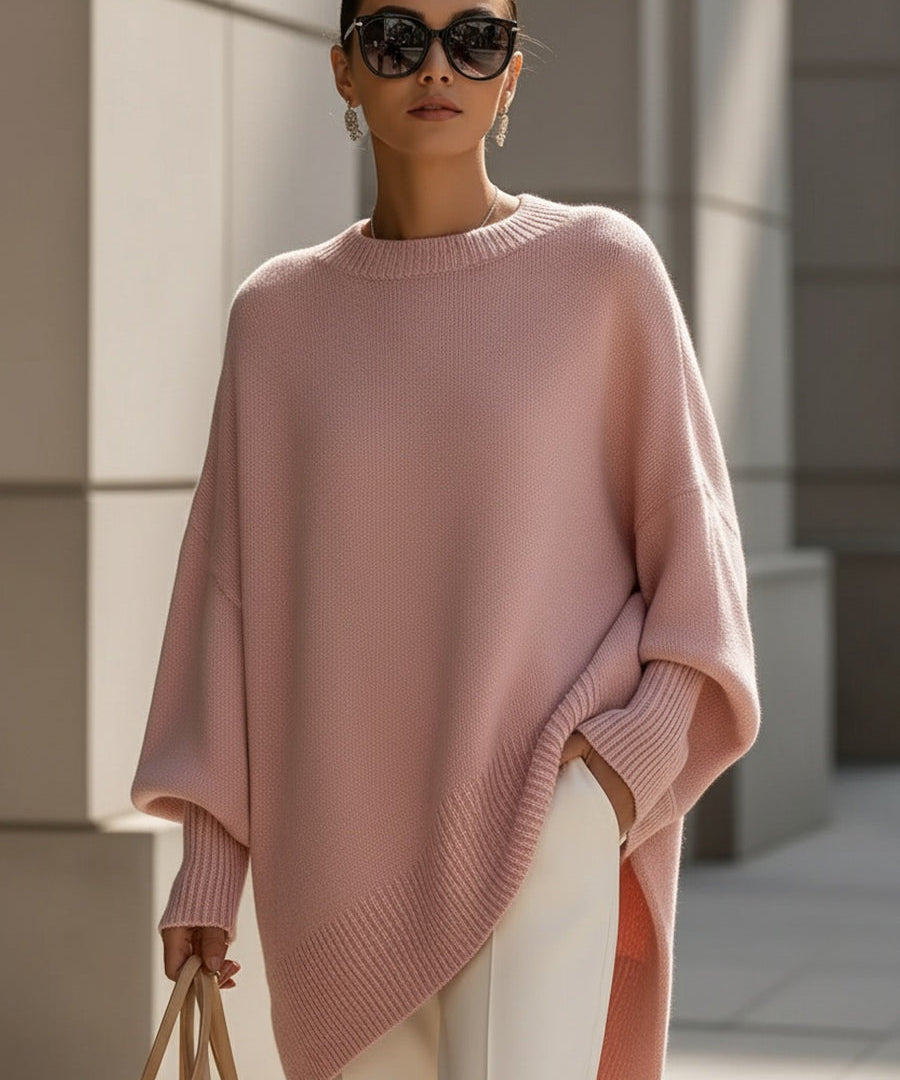 Women's Luxe Oversized Sweater in Pink