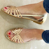 Solea Sandals in Gold