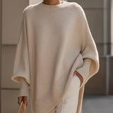 Women's Luxe Oversized Sweater in Beige