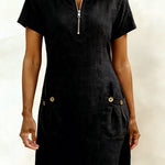 Women's Cotton Dress with Zipper Pocket, photo 8