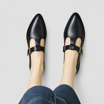 Mia Comfort Mary Jane Shoes in Black