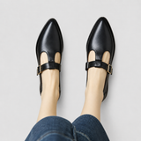 Mia Comfort Mary Jane Shoes in Black