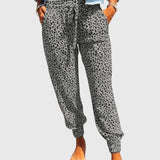 Women's Leo Pants with Wide Legs in Gray