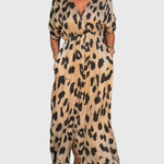 Women's Timeless Confidence Dress in Khaki