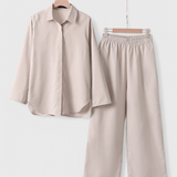 Relaxed Fit Two-Piece Linen-Cotton Ensemble, photo 2