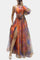 Danyzhel Elegant Maxi Dress in Orange