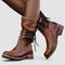 Women's Vintage Ankle Boots in Brown