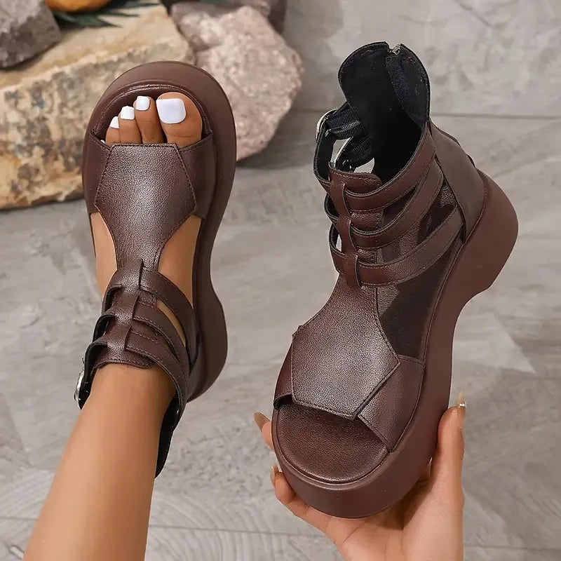 Shane Comfort Sandals in Brown