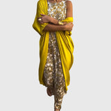 Vivian Elegant Two-Piece Set in Yellow