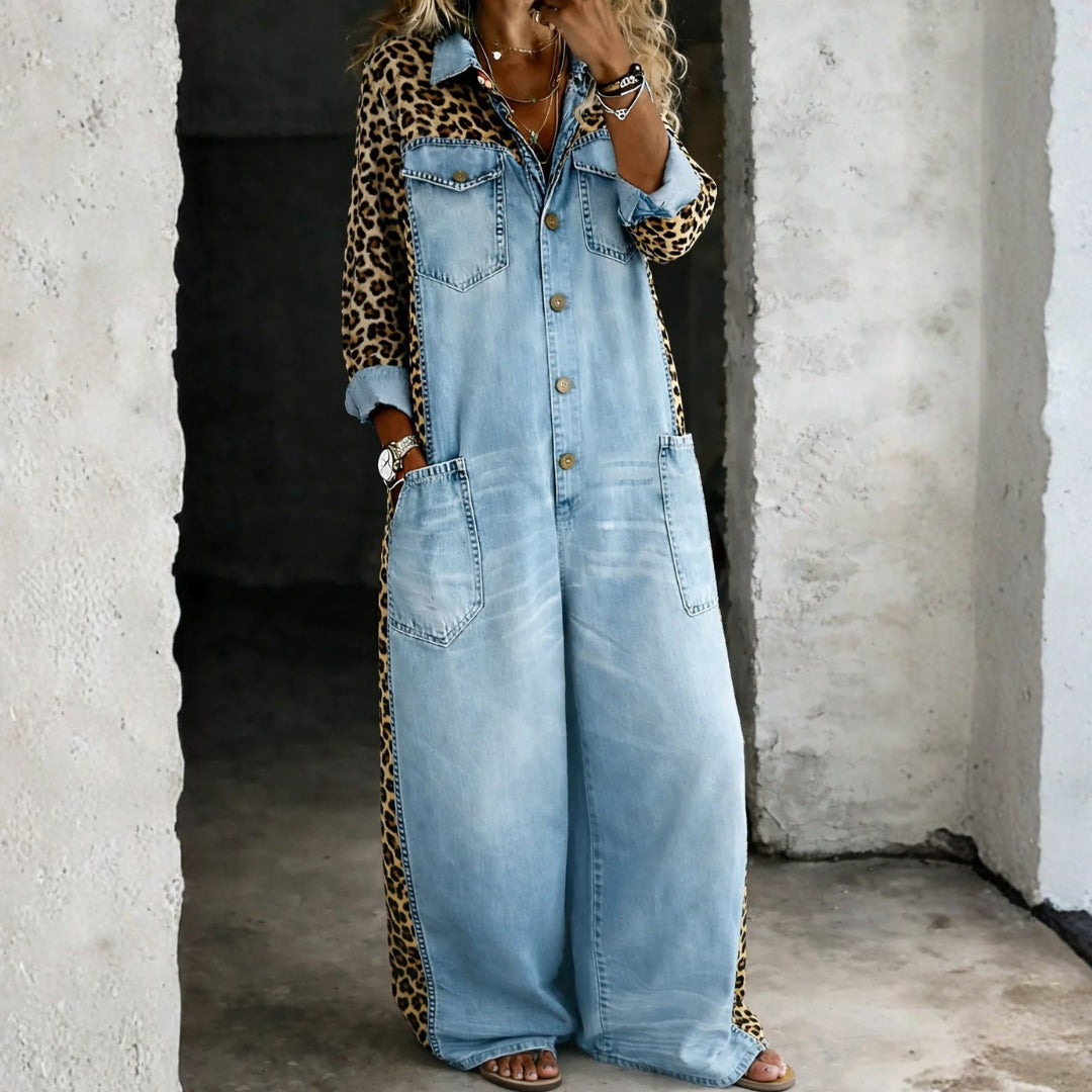 Women's Denim Jumpsuit