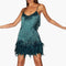 Women's Stylish Cocktail Dress in Teal