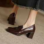 Women's Block-Heel Bow Loafers, photo 7