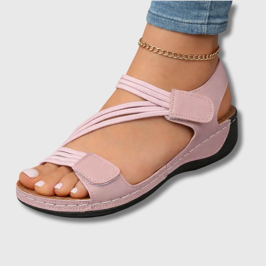 Agnes Lightweight Comfort Sandals in Pink