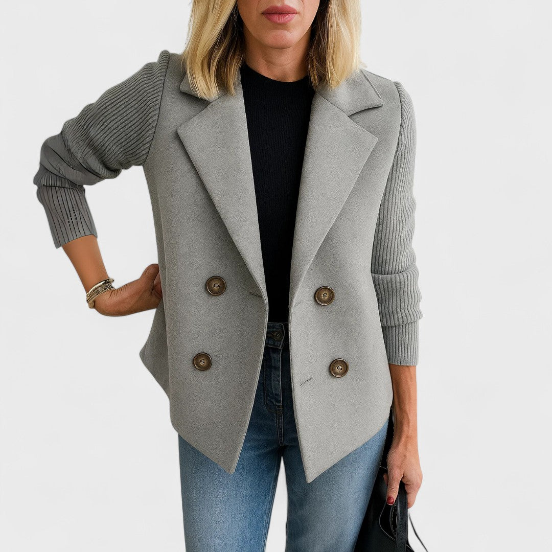 Women's Casual Blazer in Gray