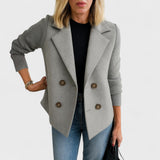 Women's Casual Blazer in Gray