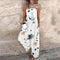 Delilah Comfortable printed jumpsuit in White