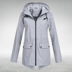 Women's Raincoat Jacket in Gray