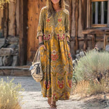 Dress – Comfortable Loose Flattering Fit in Multicolor