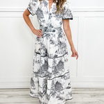 Women's Classic Toile Maxi Dress, photo 11