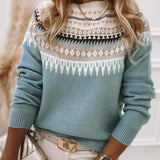 Women's Fair Isle Sweater in Blue