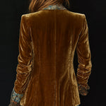 Marcelline | Vintage Floral Printed Patchwork Blazer