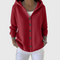 Women's Elegant Cardigan in Red