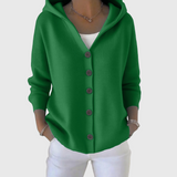 Women's Elegant Cardigan in Dark Green