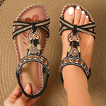 Comfort Sandals with Anatomical Support in Black/Brown