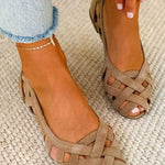 Florence Sandals in Beige