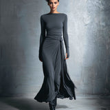 Women's Maxi Dress with Side Knot – Naomie, photo 8
