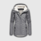 Women's Teddy-Lined Hooded Winter Parka in Gray