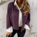 Women's Cashmere-Feel Cropped Jacket, photo 2