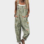 Sophia Comfortable printed jumpsuit in Green