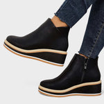 Women's Platform Ankle Boots with Zip, photo 17