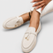Gamila Elegant Loafers in White