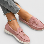 Gamila Elegant Loafers in Pink