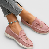 Gamila Elegant Loafers in Pink